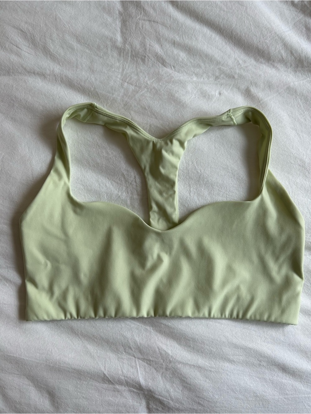 Free People Movement Win Win Sweetheart Sports Bra in Whipped Lime